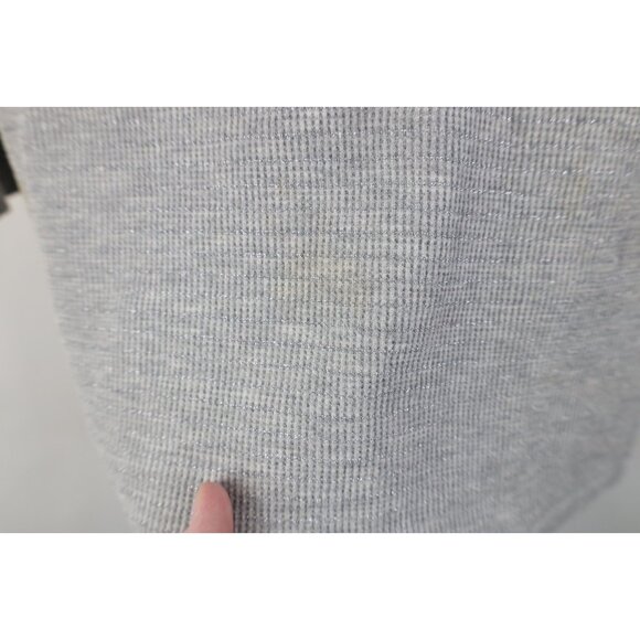 Vtg Y2K Aeropostale Womens L Babydoll Thermal Knit 3/4 Sleeve T-Shirt Metallic - Picture 10 of 14